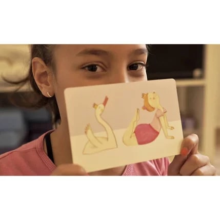 Educational Yoga card game 4 in 1