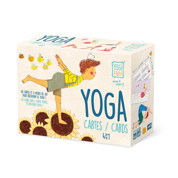 Educational Yoga card game 4 in 1